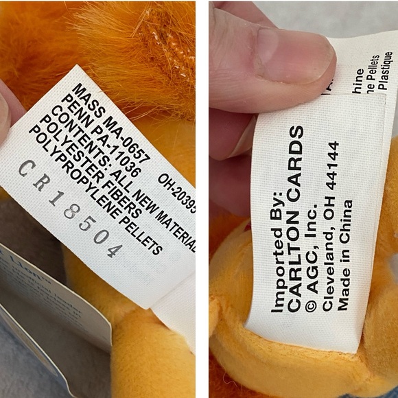 Vintage 2003 Brave Heart Lion Care Bear Cousins Keychain Plush 6" With Tags - Picture 13 of 14